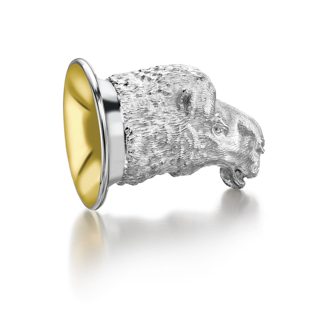 Silver Camel Head Stirrup Cup