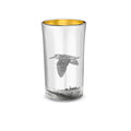 Straight Sided Flared Top Beaker Engraved with a Woodcock Scene