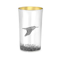 Straight Sided Flared Top Beaker Engraved with a Snipe Scene