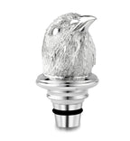 Silver Quail Decanter Stopper
