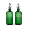 Pair of Kray Brothers Antique Poison Bottle Decanters