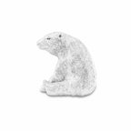 Silver Bear Sculpture