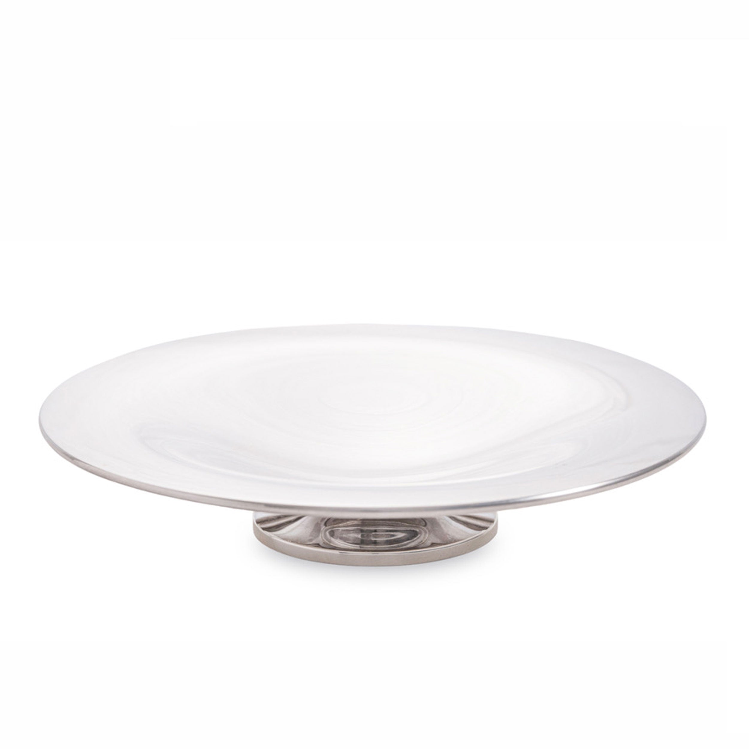 Silver 6.5" Round Shallow Bowl