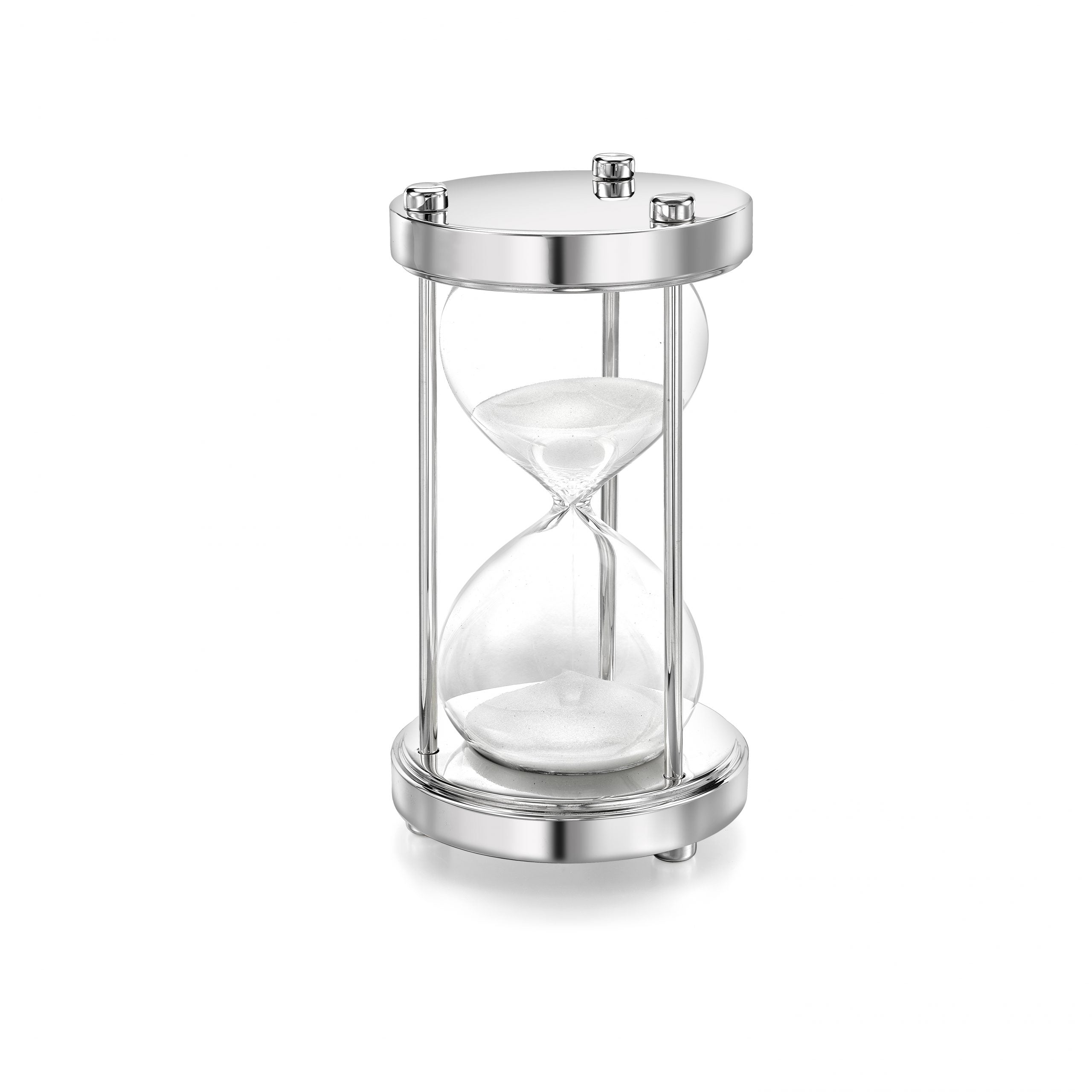 Silver Small Minute Hourglass