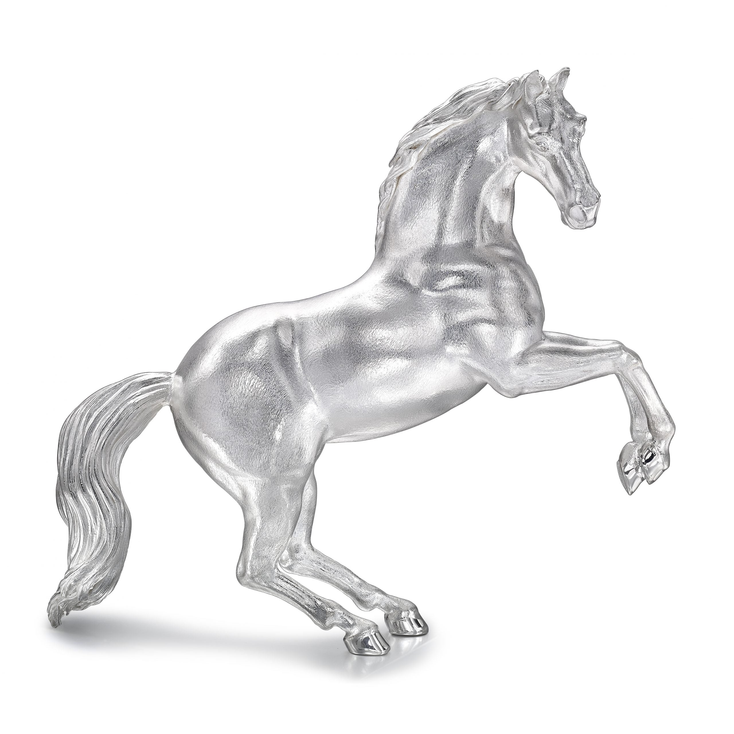 Silver Thoroughbred Model