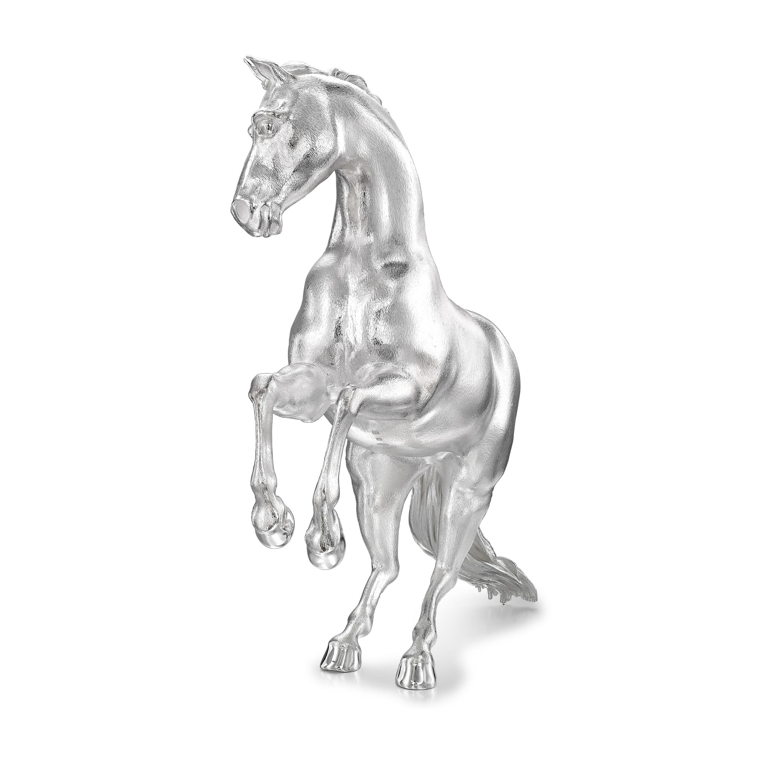 Silver Thoroughbred Model