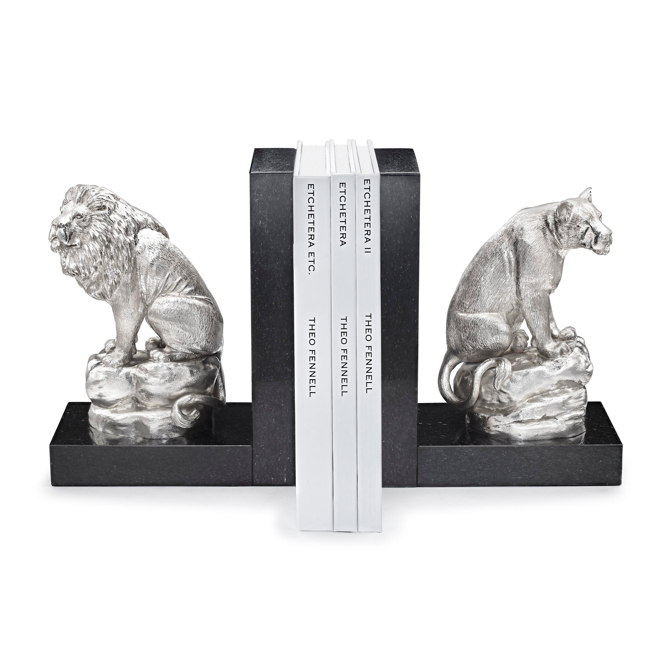 Lion & Lioness Bookends