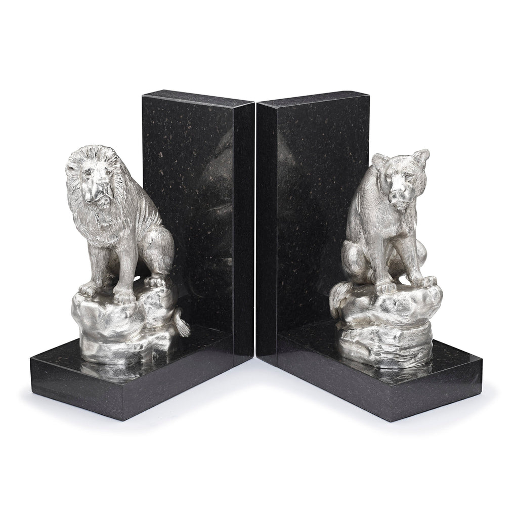 Lion & Lioness Bookends