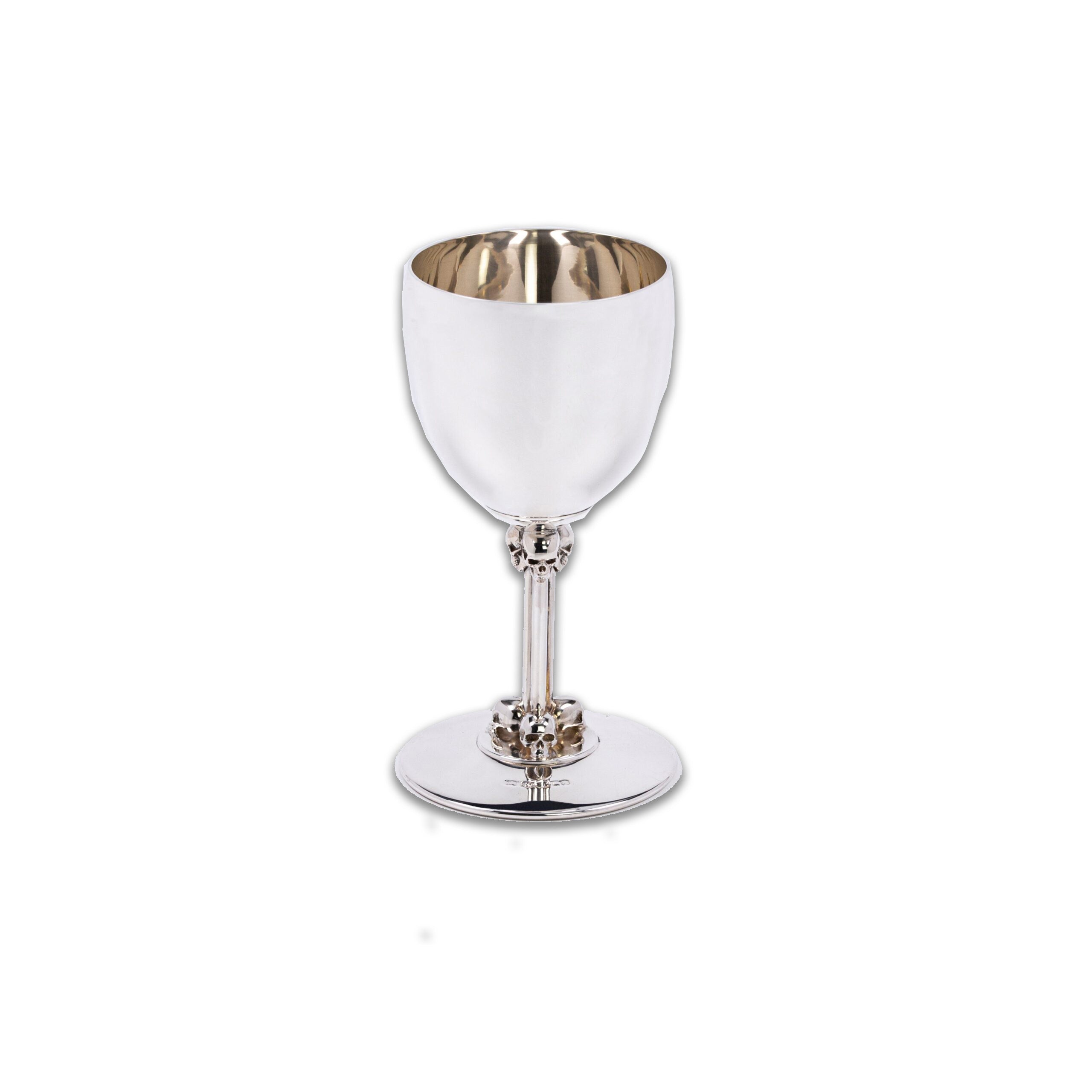 Skull Motif Wine Goblet