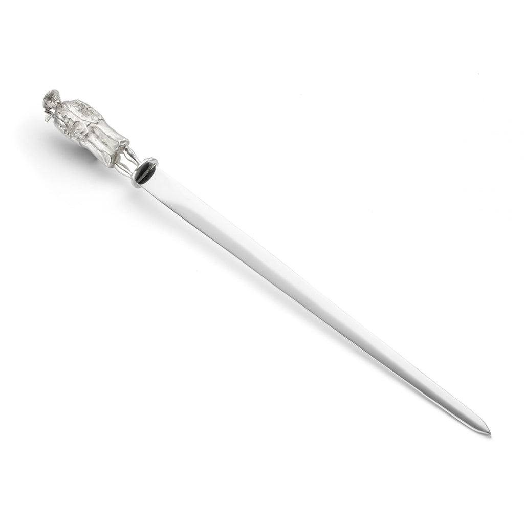Silver Golfer Paper Knife