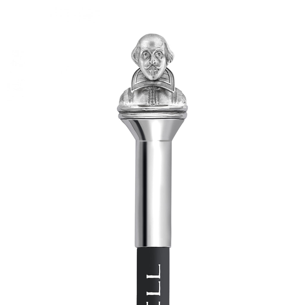 Silver Shakespeare Portrait Pencil Top