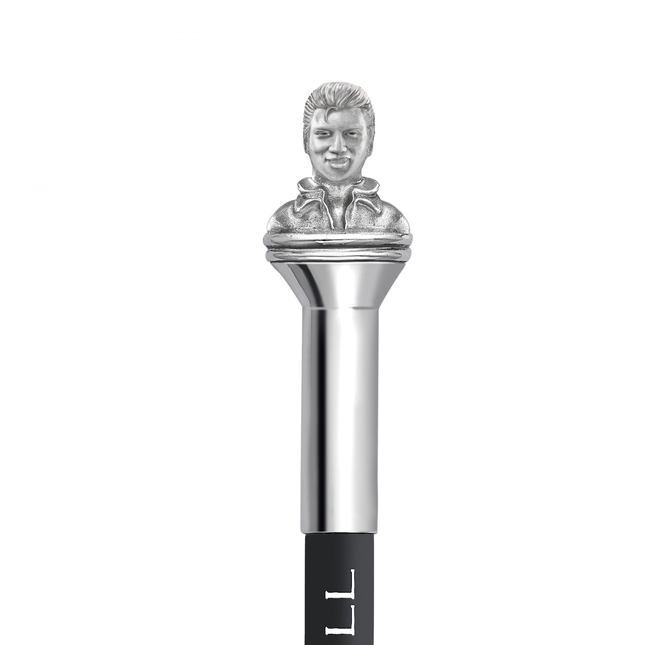 Silver The King Portrait Pencil Top