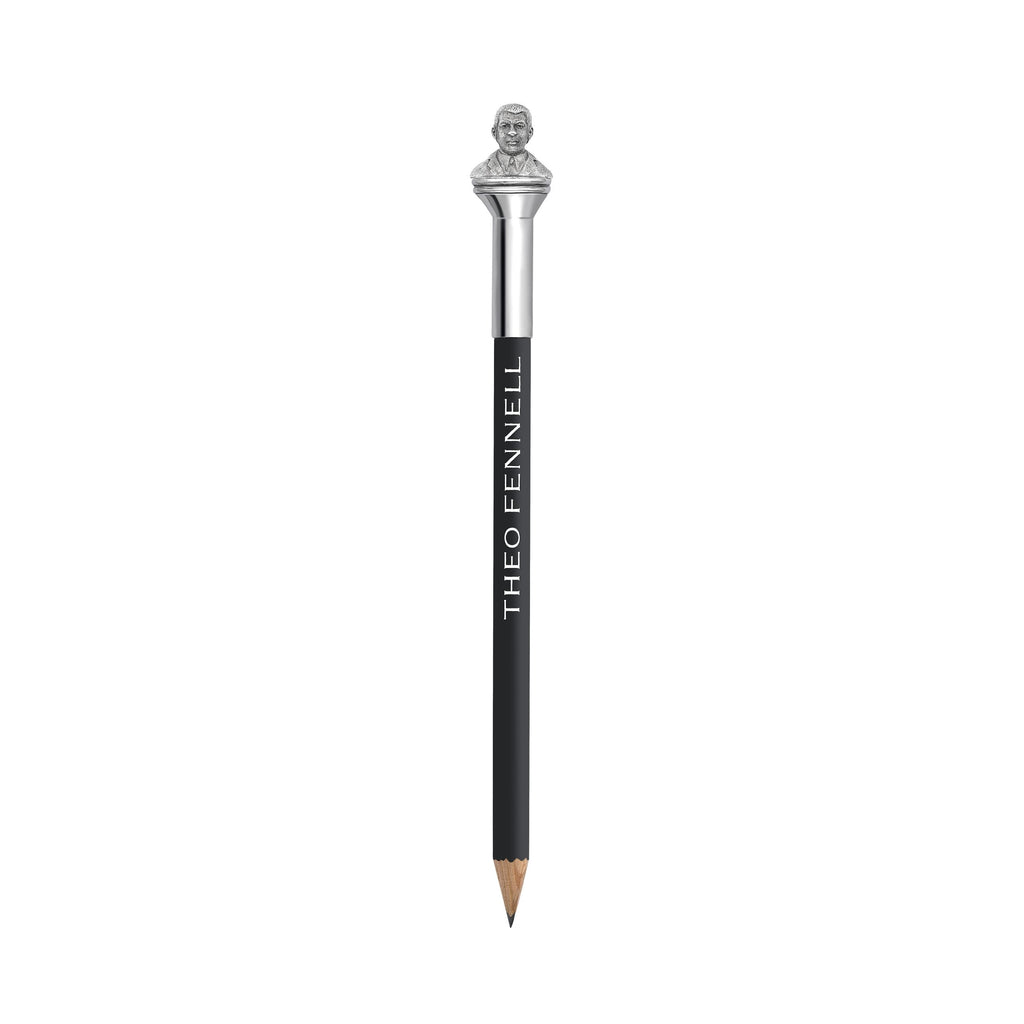 Silver Ronnie Kray Portrait Pencil Top