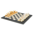 Silver & Gilt Game Bird Chess Set