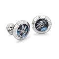 Essex Crystal Moon Safari Astronaut Cufflinks