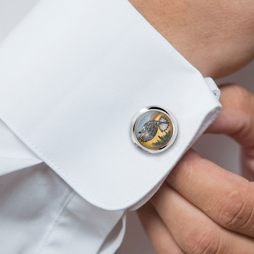 Essex Crystal Gyrfalcon Cufflinks
