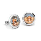 Essex Crystal Camel Cufflinks