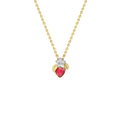 Rubellite Posy Blossom Necklace