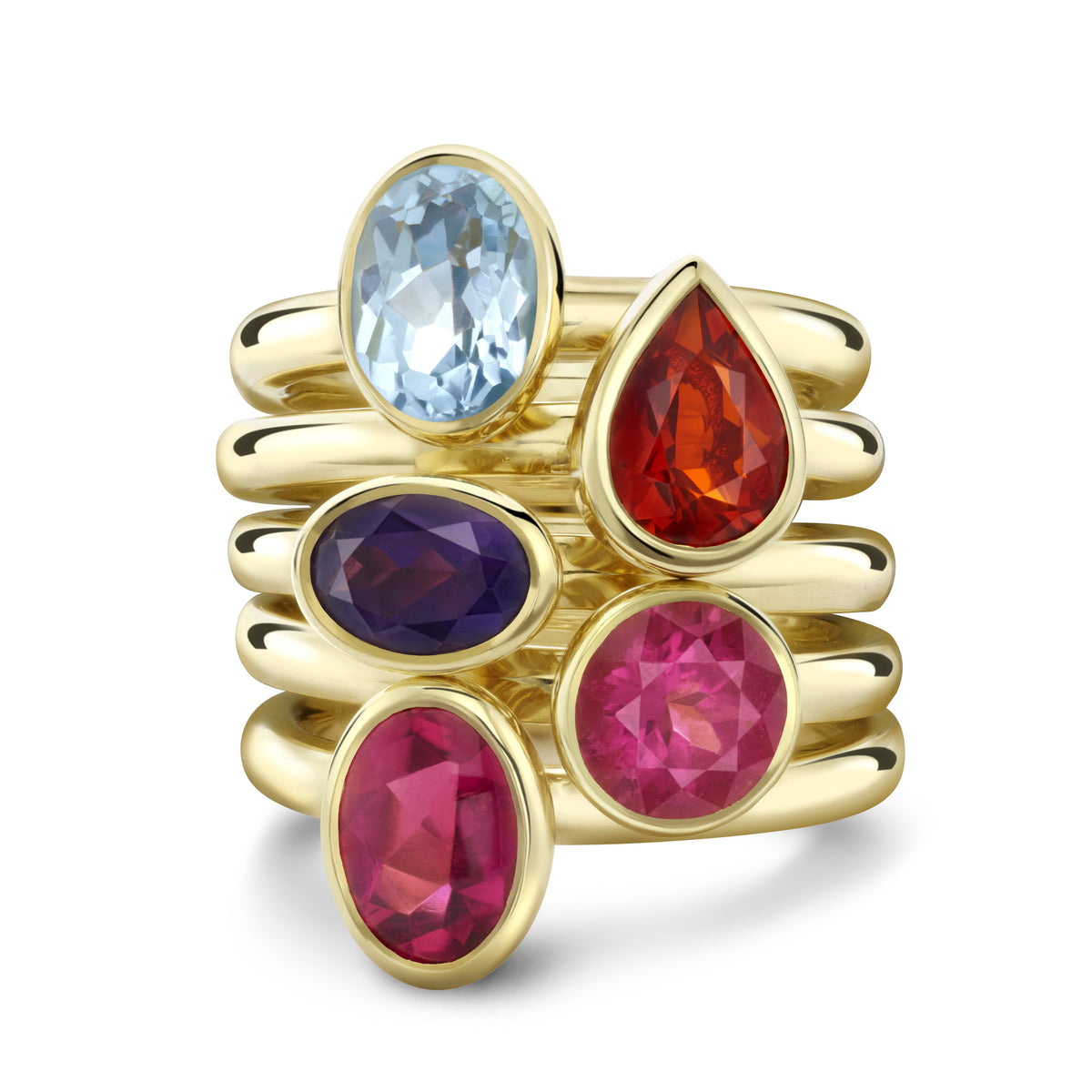 Opal Trumpet Ring