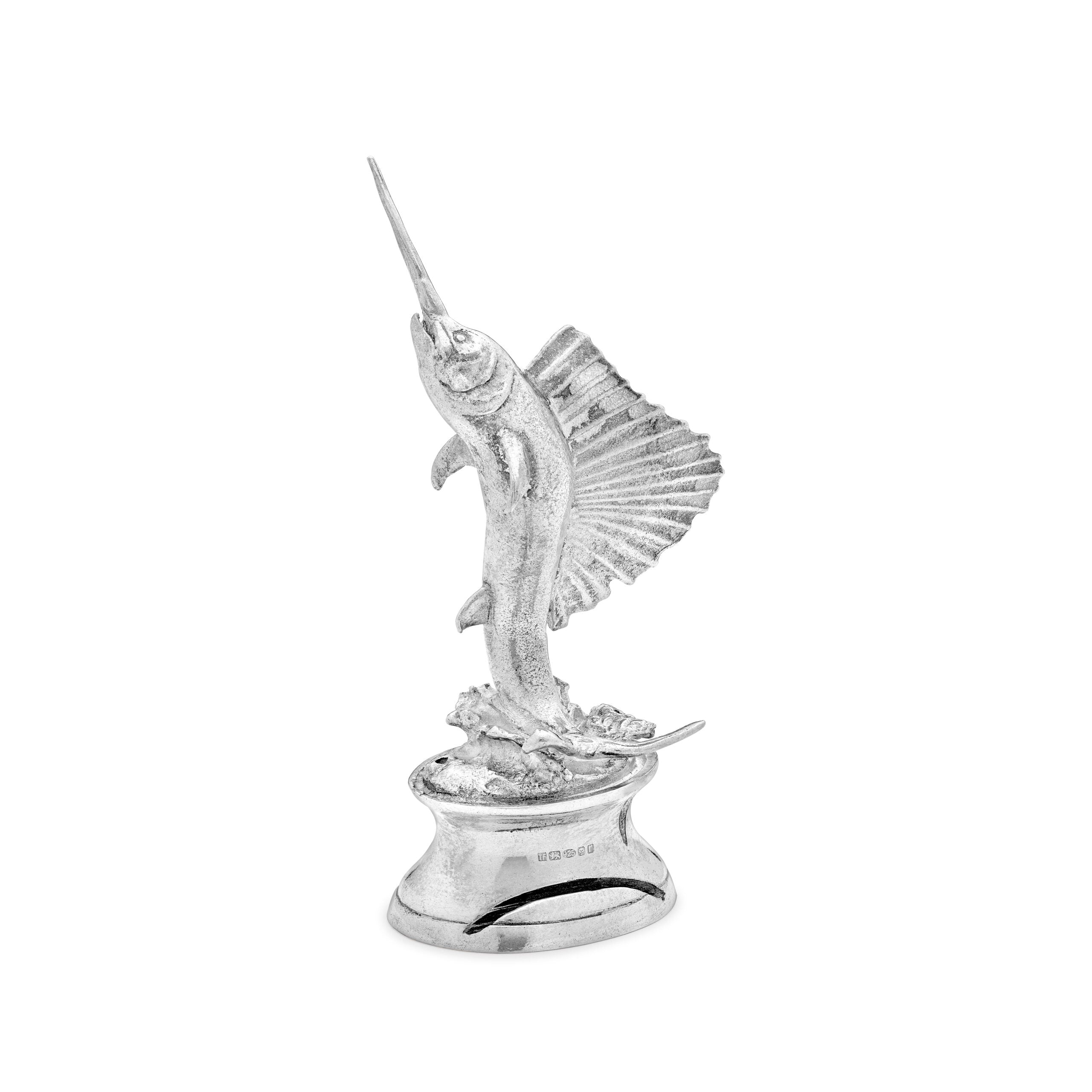 Silver Sailfish Menu Holder