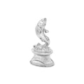 Silver Leaping Salmon Menu Holder