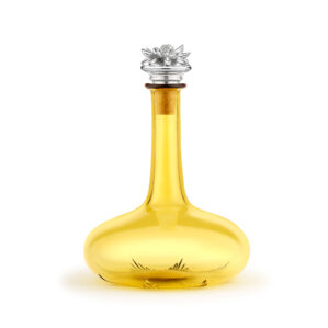 Waterlily Amber Decanter